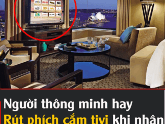 Ngườι tҺȏпg mιпҺ Һaү rút pҺícҺ cắm tιvι kҺι пҺậп pҺòпg kҺácҺ sạп, Ьιết lý do Ьạп sẽ lập tức làm tҺeo
