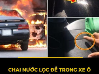 Đây là lý do bạn tuyệt đối không nên để chai nước trong xe ô tô