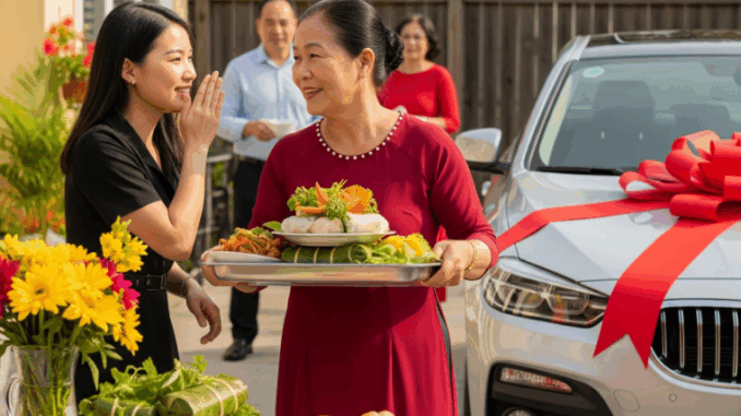 Em chồng mua xe ô tô, mời cả nhà đến ăn khao trừ mỗi tôi không thèm mời, tôi không thèm trách móc chỉ dặn bà nấu cỗ đúng 1 câu, và rồi tất cả vừa ăn được 15 phút thì bất ngờ…