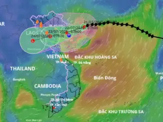 Bão Wipha có dấu hiệu tăng cấp, dự báo đổ bộ đất liền nước ta trong vài ngày tới