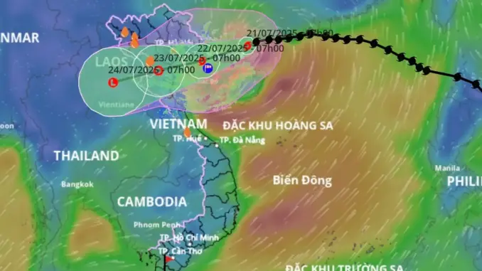 Bão Wipha có dấu hiệu tăng cấp, dự báo đổ bộ đất liền nước ta trong vài ngày tới Bão Wipha có dấu hiệu tăng cấp, dự báo đổ bộ đất liền nước ta trong vài ngày tới