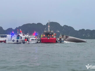 Vụ lật tàu Vịnh Xanh 58 trên vịnh Hạ Long: Tìm thấy thi thể bé trai gần đảo Ti Tốp