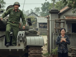 Cô gái dân công nghèo đưa 1 chỉ vàng phòng thân cuối cùng cho người lính trẻ – 30 năm sau bỗng 1 chiếc xe tăng hoành tráng đậu ở cổng làng và rồi người lính cầm theo 1 thứ…