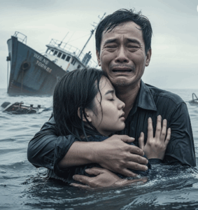 Anh Hải ơi, c;;/ứu em, em không chịu được nữa rồi… Hải g;;/ào khóc nhìn đại gia đình 8 người chìm trong biển nước, anh c;;/ứu được nhiều người nhưng gia đình anh thì…