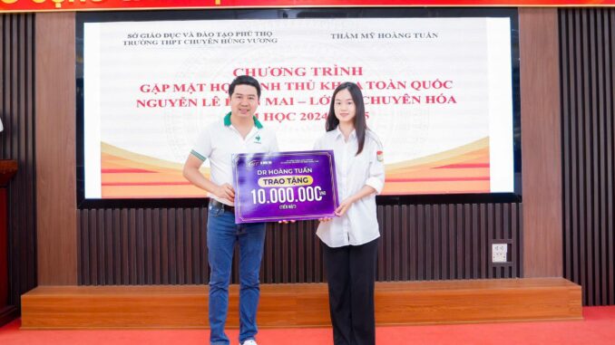 Chúc mừng Nguyễn Lê Hiền Mai đã được ưu ái nhận được phần thưởng chưa thủ khoa nào có Chúc mừng Nguyễn Lê Hiền Mai đã được ưu ái nhận được phần thưởng chưa thủ khoa nào có