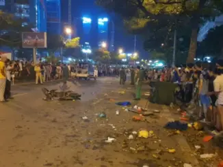 Nhân chứng vụ tai nạn ô tô liên hoàn ở Hà Nội: 'Chiếc xe lao đi với tốc độ kinh hoàng