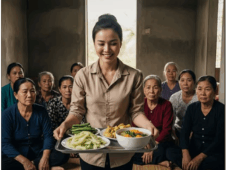 Mẹ chồng mời 10 khách nhưng chỉ đưa 50 nghìn để con dâu đi chợ, tới giờ cơm, cô tươi cười bưng mâm lên khiến mọi người t/ái mặt
