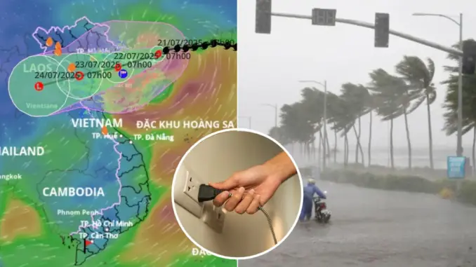 Những thiết bị cần rút phích cắm để an toàn trước bão số 3