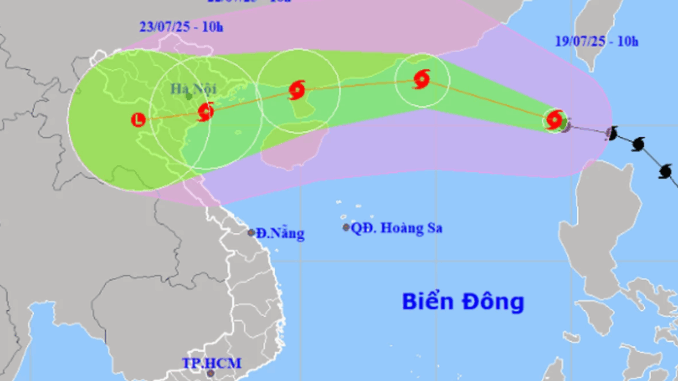 Bão Wipha vào Biển Đông, cảnh báo mưa lớn diện rộng “phủ” 18 tỉnh thành Bão Wipha vào Biển Đông, cảnh báo mưa lớn diện rộng “phủ” 18 tỉnh thành
