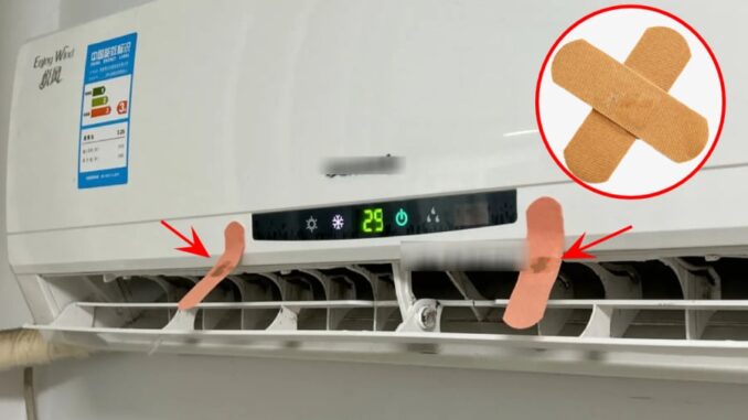 Người thông minh hay dán miếng urgo lên điều hòa, biết công dụng ai cũng muốn học theo