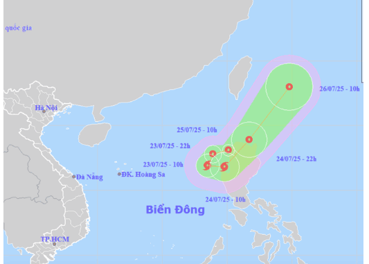 Xuất hiện áp thấp nhiệt đới giật cấp 8 gần Biển Đông Xuất hiện áp thấp nhiệt đới giật cấp 8 gần Biển Đông