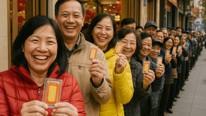 Xin chúc mừng những ai đã mua vàng tích trữ trong 6 tháng trở lại đây