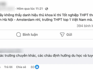 Bài đăng gây tranh cãi sau kỳ thi tốt nghiệp: So sánh thủ khoa và học sinh Ams, có công bằng?
