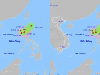 Khả năng xuất hiện bão đôi trên Biển Đông
