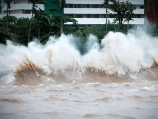 Bão số 3 đang đổ bộ Hưng Yên, Ninh Bình