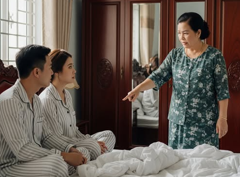 Ngày đầu tiên sau đám cưới, sợ con trai thiếu hơi mẹ, mẹ chồng nằng nặc đòi ngủ cùng vợ chồng tôi nào ngờ đúng 12h đêm tôi quay ra thì thấy…