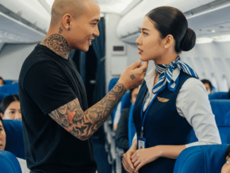 Gã giang hồ trêu chọc nữ tiếp viên hàng không trên máy bay