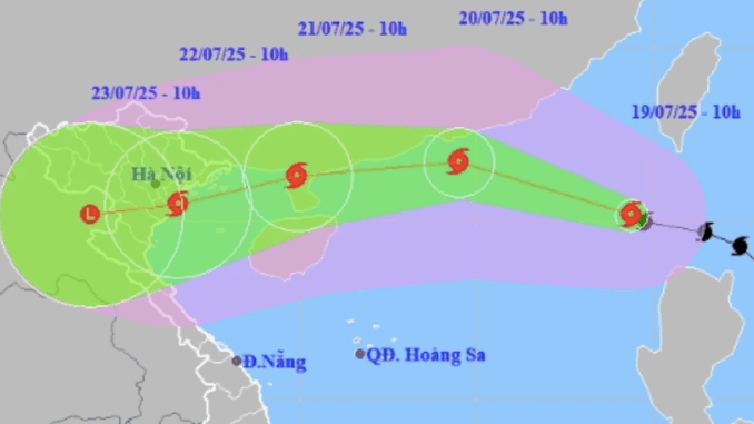 5 tỉnh, thành phố sẽ bị ảnh hưởng mạnh nhất trong cơn bão số 3