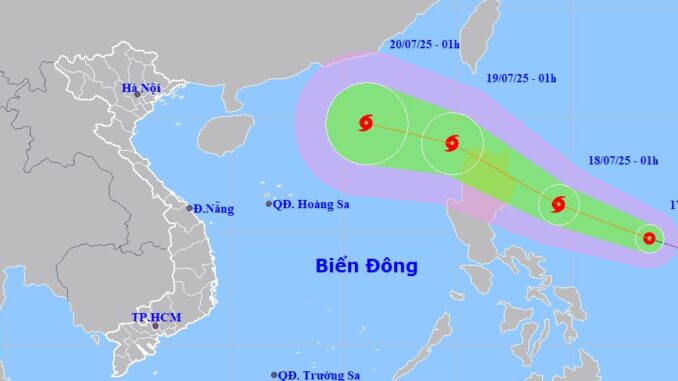 Áp thấp nhiệt đới di chuyển rất nhanh, dự báo thành bão rất mạnh Áp thấp nhiệt đới di chuyển rất nhanh, dự báo thành bão rất mạnh