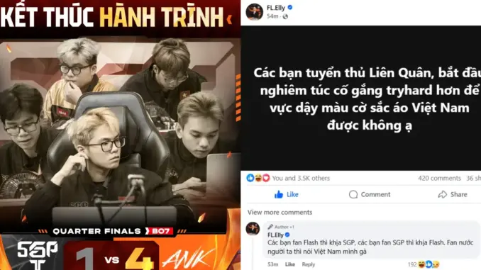Liên Quân Việt lại “thua đau”, thi đấu bạc nhược khiến một “huyền thoại” phải lên tiếng chỉ trích Liên Quân Việt lại “thua đau”, thi đấu bạc nhược khiến một “huyền thoại” phải lên tiếng chỉ trích