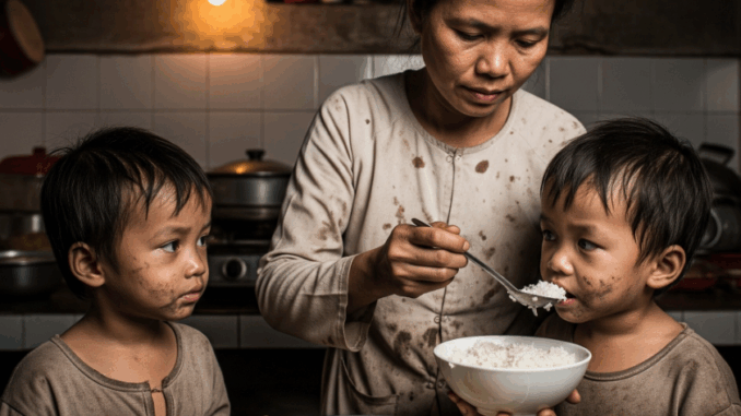 Mẹ qua đời còn bố lấy vợ khác, tôi là bác phải nuôi 2 đứa trẻ chẳng phải máu mủ gì, bỗng một ngày thằng anh đưa cho tôi 1 tờ giấy giấu bên trong thùng gạo