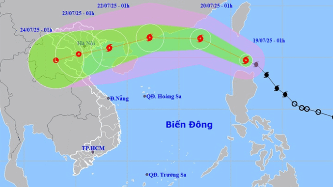Địa phương nào chịu ảnh hưởng bởi bão số 3 Wipha?