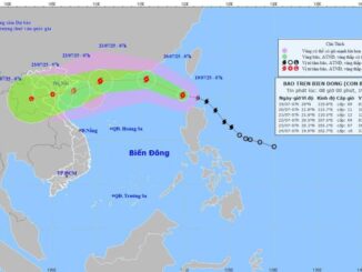 Bão Wipha vào Biển Đông thành bão số 3