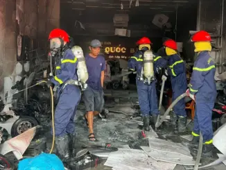 Trời ơi, ch:.á:.y cửa hàng xe máy điện rồi