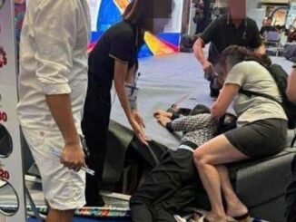 Người đàn ông rơi từ tầng 4 trung tâm thương mại Aeon Mall Long Biên