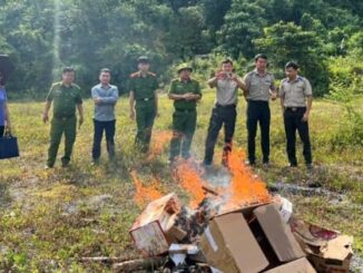 Tiêu hủy heroin số lượng lớn tại Tuyên Quang