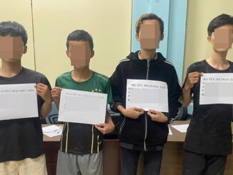 4 thanh niên trộm hàng loạt ắc quy bán lấy tiền chơi game