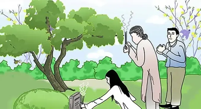Sự khác biệt giữa những người thường xuyên đến thăm mộ và những người không đến là gì?