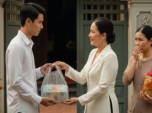 Em trai út mua nhà thiếu tiền liền hỏi mượn 2 chị, chị cả nghe xong cho ngay cả nửa tỷ, chị hai chỉ lặng lặng đưa cho vại dưa chua loét