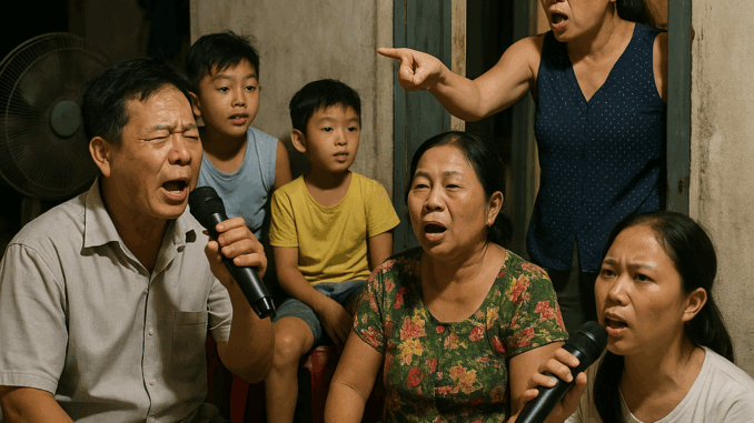 Hàng xóm đêm nào cũng hát karaoke đến 11h đêm mới nghỉ, tôi chạy sang bắt tắt, mấy hôm sau thì thấy nhà họ có đám tang Hàng xóm đêm nào cũng hát karaoke đến 11h đêm mới nghỉ, tôi chạy sang bắt tắt, mấy hôm sau thì thấy nhà họ có đám tang