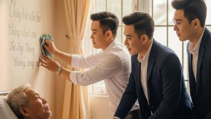 Ông cụ q:ua đ:ời cô độc trong viện dưỡng lão, để lại dòng di chúc viết bằng viên phấn trắng trên tường, ngày 3 người con làm giám đốc khi đến thu dọn đồ liền sững sờ Ông cụ q:ua đ:ời cô độc trong viện dưỡng lão, để lại dòng di chúc viết bằng viên phấn trắng trên tường, ngày 3 người con làm giám đốc khi đến thu dọn đồ liền sững sờ
