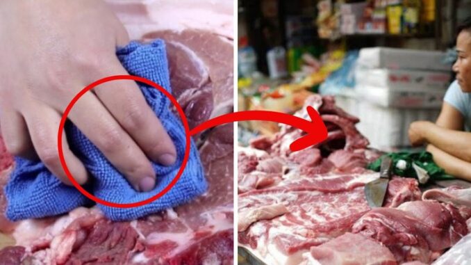 Tại sao người bán thịt lại lấy giẻ lau thịt: Người bán hàng nói lên sự thật Tại sao người bán thịt lại lấy giẻ lau thịt: Người bán hàng nói lên sự thật