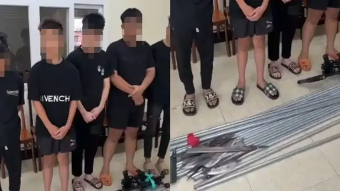 Triệt phá ‘xưởng chế tạo vũ khí’ ở Hà Nội, đối tượng trẻ nhất mới 12 tuổi